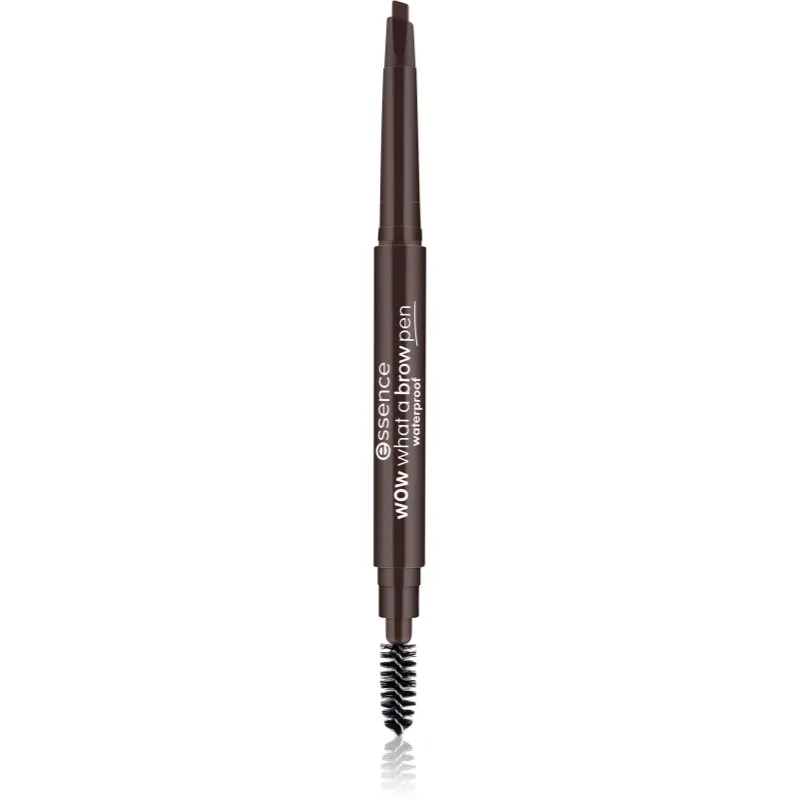 essence WOW What a Brow μολύβι για τα φρύδια με βούρτσα απόχρωση 04 Black-Brown 0,2 γρ