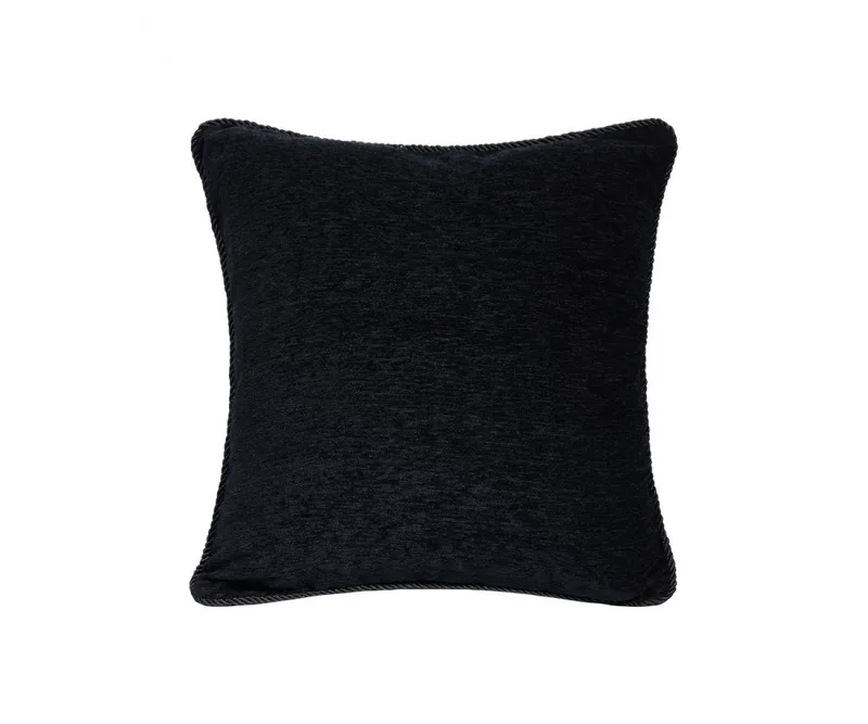 Μαξιλαροθήκη Διακόσμησης Silk Fashion 281 Μαύρο 45x45