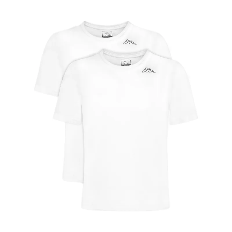 Kappa Σετ t-shirts Logo Alyce 322564W Λευκό Regular Fit