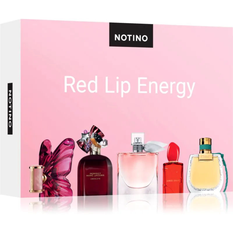 Beauty Discovery Box Notino Red Lip Energy Σετ για γυναίκες