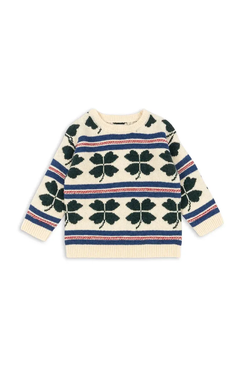 Παιδικό μάλλινο πουλόβερ Konges Sløjd BILLI SWEATER