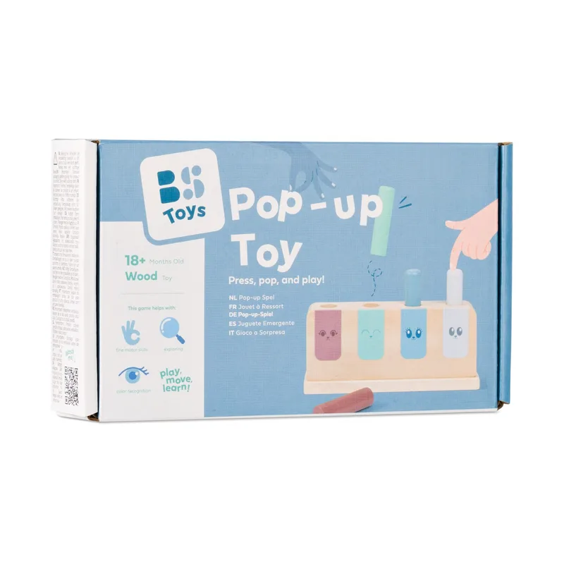 Ξύλινο Παιχνίδι Pop Up Bs Toys GA532 - Bs Toys - GA532