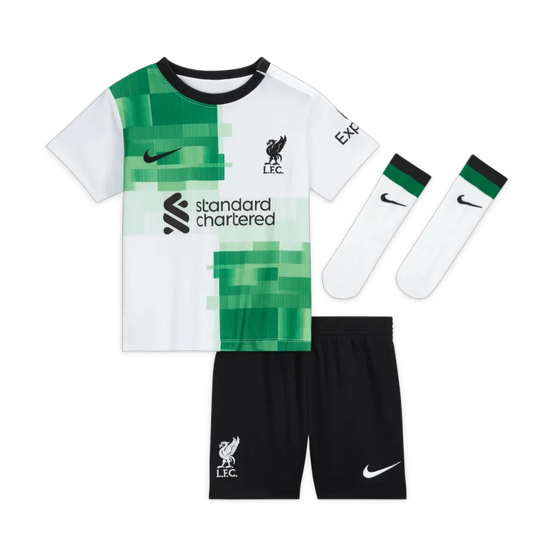 Nike Liverpool FC 2023/24 Away Παιδικό Ποδοσφαιρικό Σετ Φόρμας (9000189991_70109)