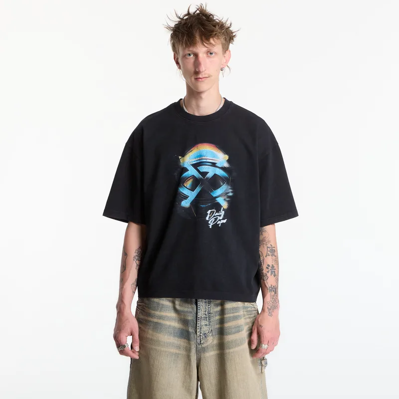 T-shirt Daily Paper Shield Helmet Ss T-Shirt Washed Black XS