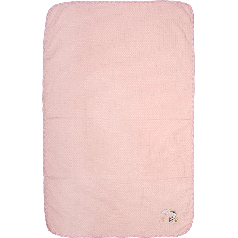 Κουβέρτα Πικέ Αγκαλιάς 80x110 Dimcol Stork 192 Ροζ