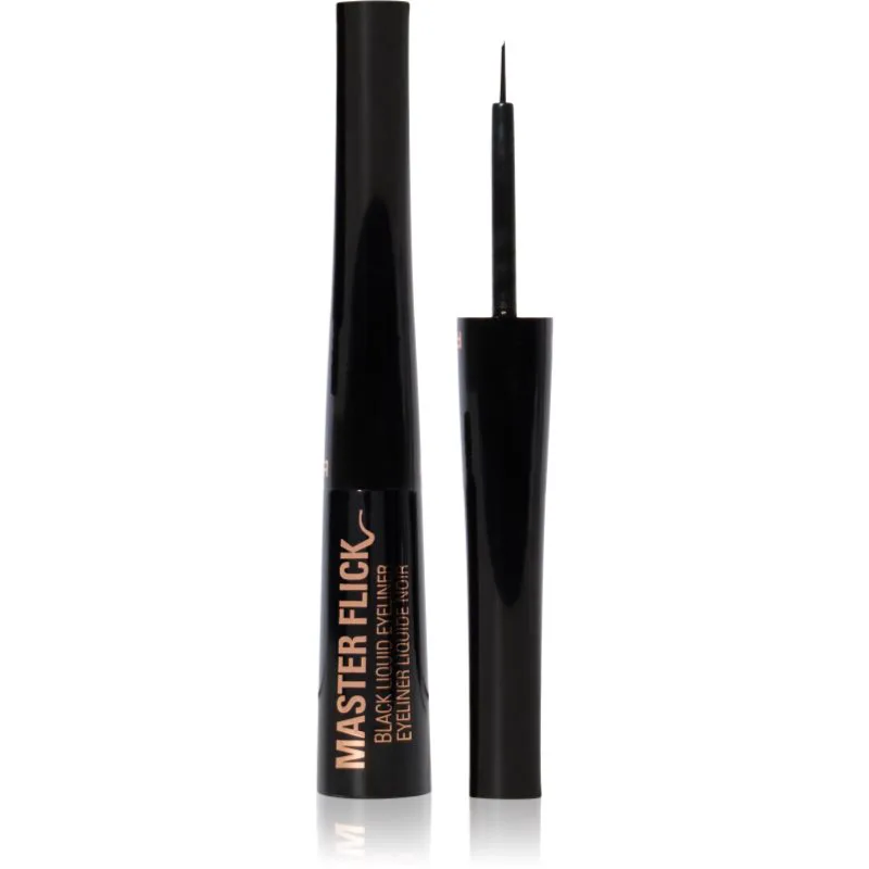 Revolution Master Flick Liquid Eyeliner υγρό λάινερ ματιών ακριβείας απόχρωση Black 5 ml