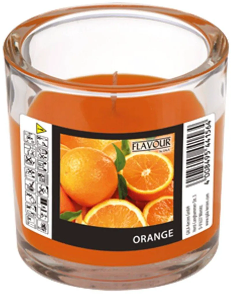 ΑΡΩΜΑΤΙΚΟ ΚΕΡΙ ΣΕ ΒΑΖΟ GALA ELEGANT 9X10CM ORANGE