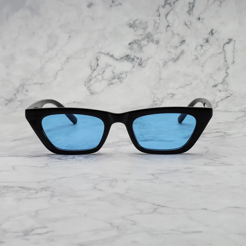 KAT 24EP2 - KAT - BLACK - BLUE Sunglasses | Black | Blue Shades | Explicit Poets Sunglasses