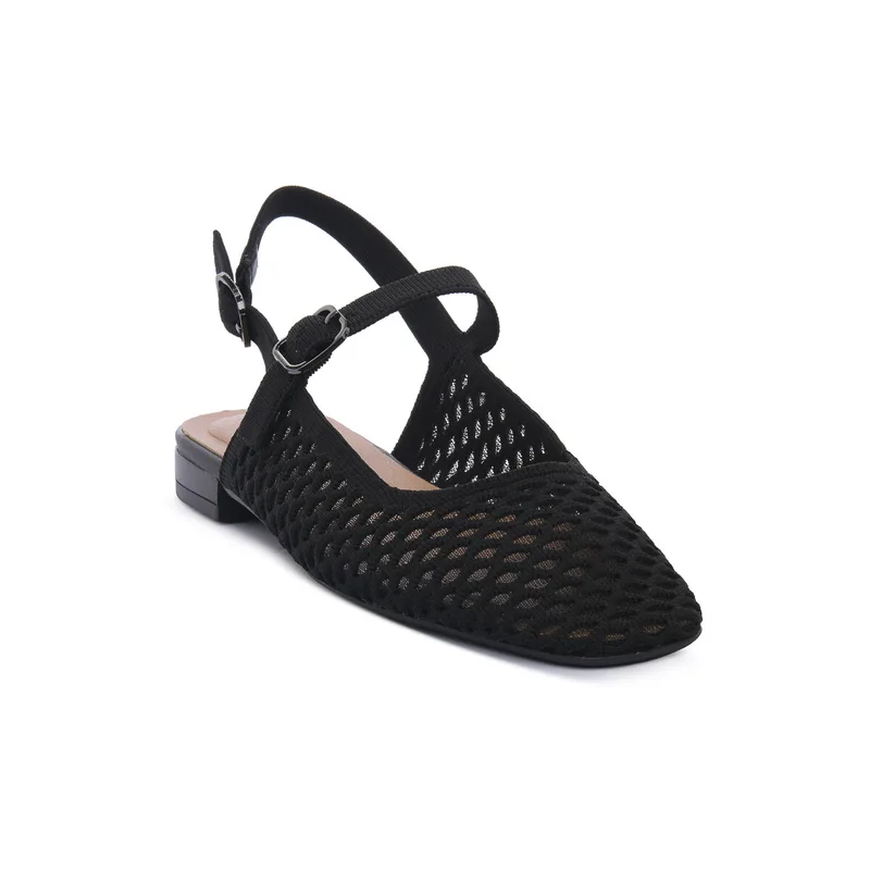 Σανδάλια χωρίς τακούνι Miss Elastic NERO