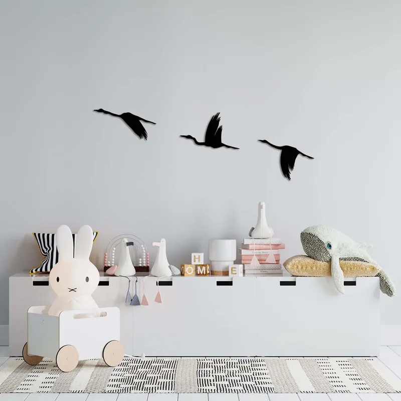 Διακοσμητικά Τοίχου (Σετ 3τμχ) A-G Migrant Birds 899SKL2357