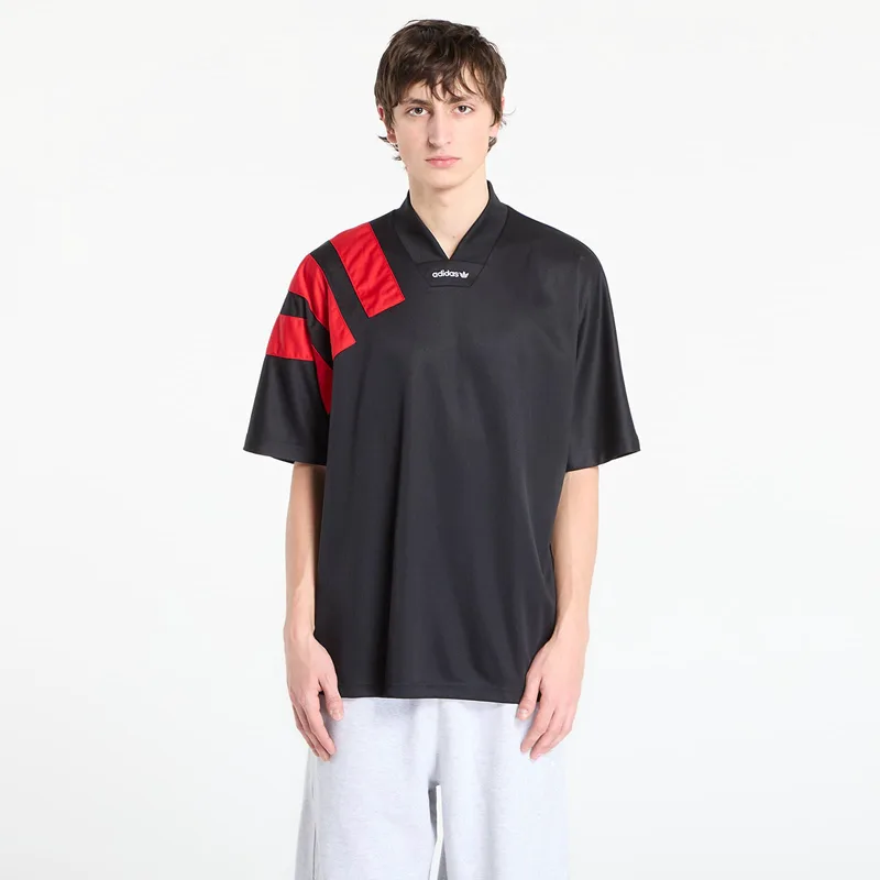 Φανελάκια adidas Adicolor Blocked Jersey Black/ Better Scarlet M