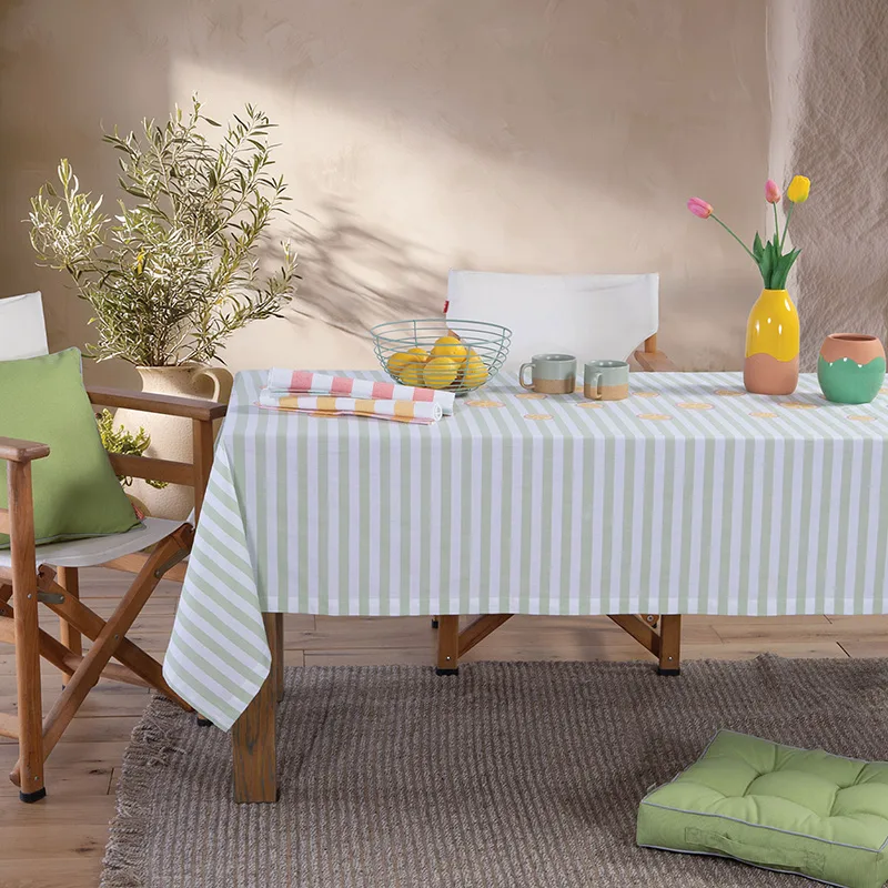 Αλέκιαστο Τραπεζομάντηλο 140X180 Nef Nef Lemonade Mint (140x180)