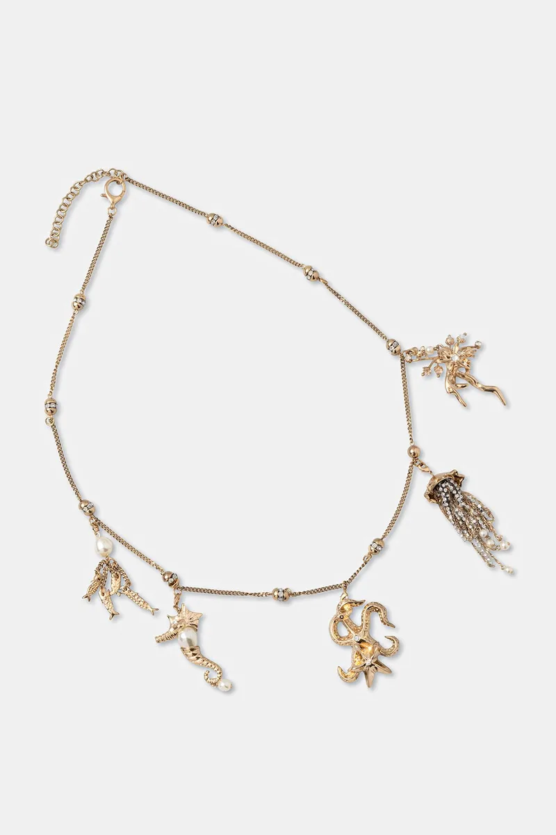 Weekend Max Mara Κολιέ Γυναικείο μεταλλικό ABOERO