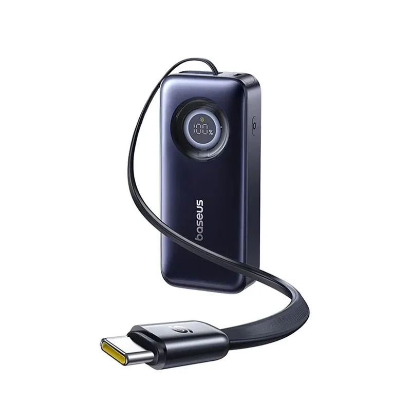 Baseus EnerCore CR11 Retractable 20000mAh 67W Cosmic Black