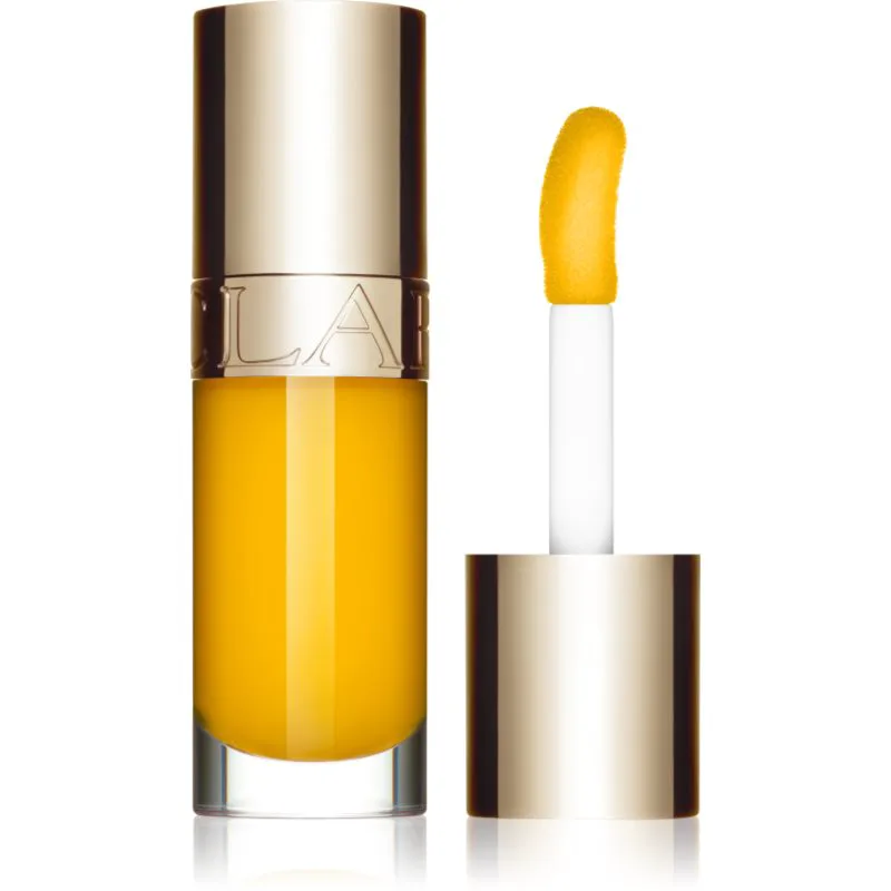 Clarins Lip Comfort Oil Limited Edition Έλαιο για τα χείλη με ενυδατικό αποτέλεσμα απόχρωση 21 joyful yellow 7 ml