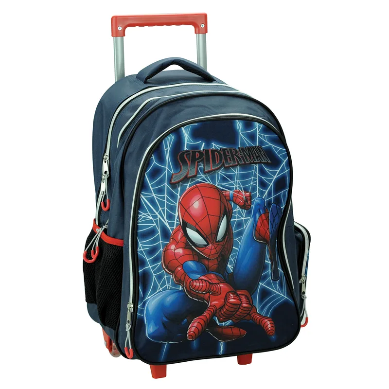 Σχολική Τσάντα Τρόλεϊ Δημοτικού (35x20x46) Gim Spiderman Frame 337-10074
