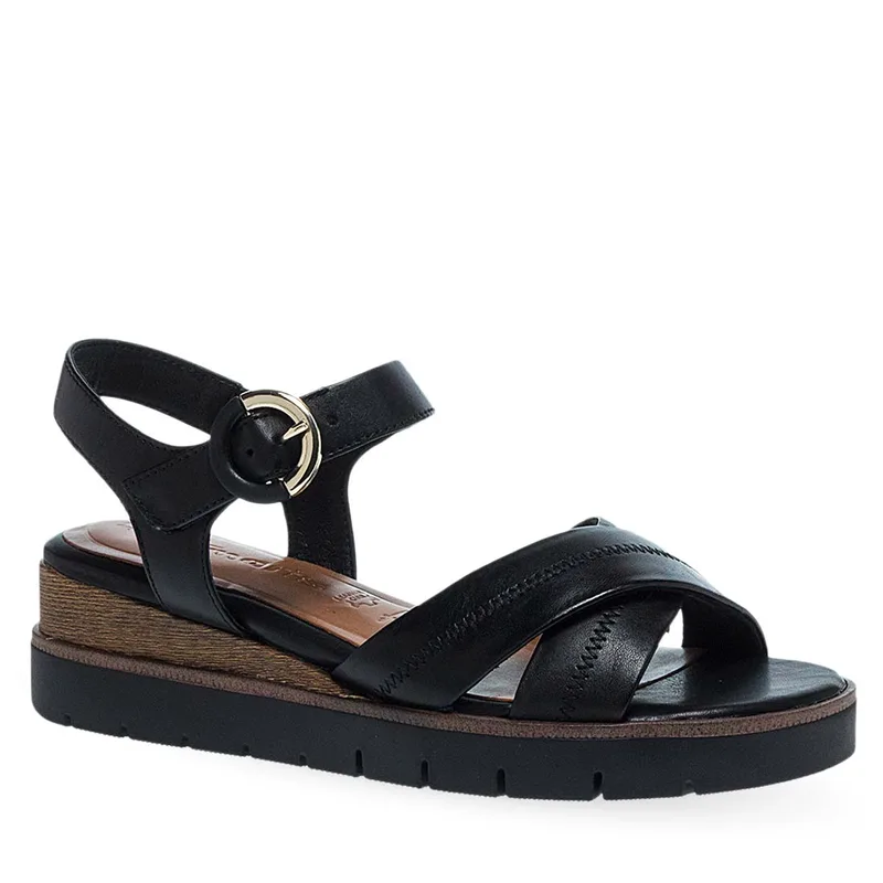 Γυναικεία Δερμάτινα Comfort Πέδιλα Tamaris 1-28202-42 003