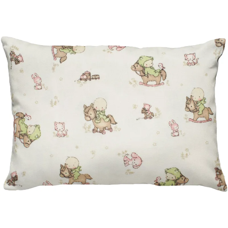 Φανελένια Μαξιλαροθήκη 50x70 Dimcol Baby 03 White 50x70