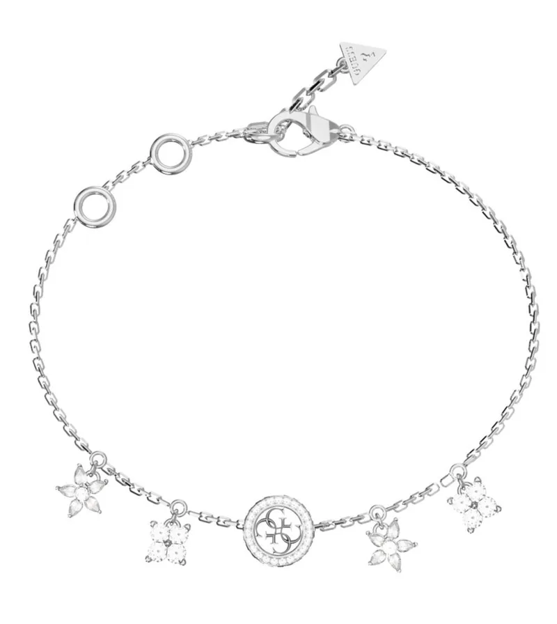 GUESS STEEL Βραχιόλι από Ανοξείδωτο ατσάλι Silver JUBB06033JWRHL