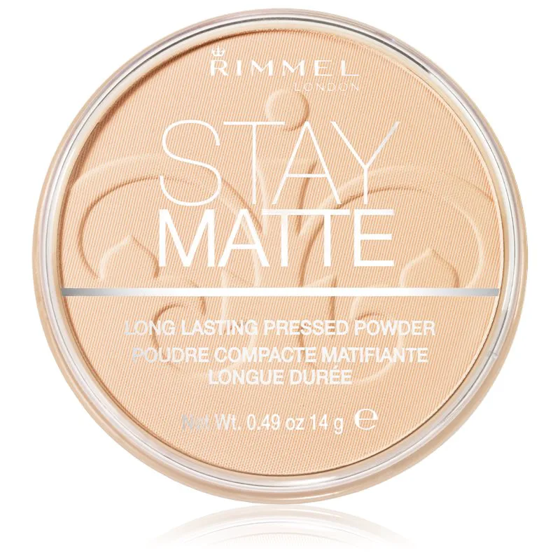 Rimmel Stay Matte πούδρα απόχρωση 001 Transparent 14 γρ