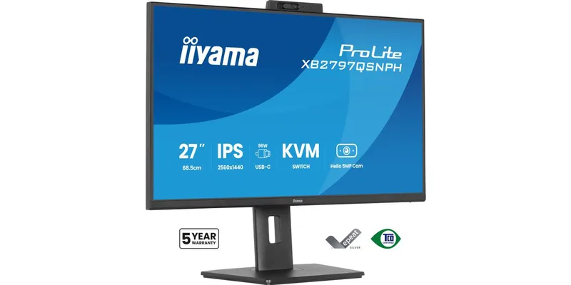 IIYAMA 68.6cm (27") XB2797QSNPH-W1 16:9 HDMI+DP+2xUSB-C