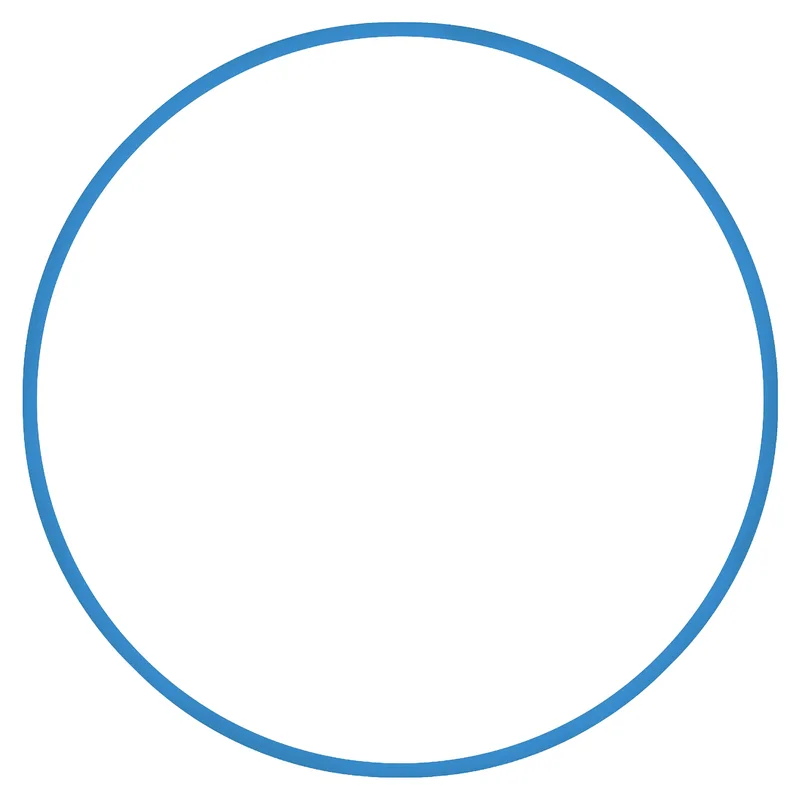 Χούλα-Χουπ Hq 60cm Φ19mm 230g Μπλε