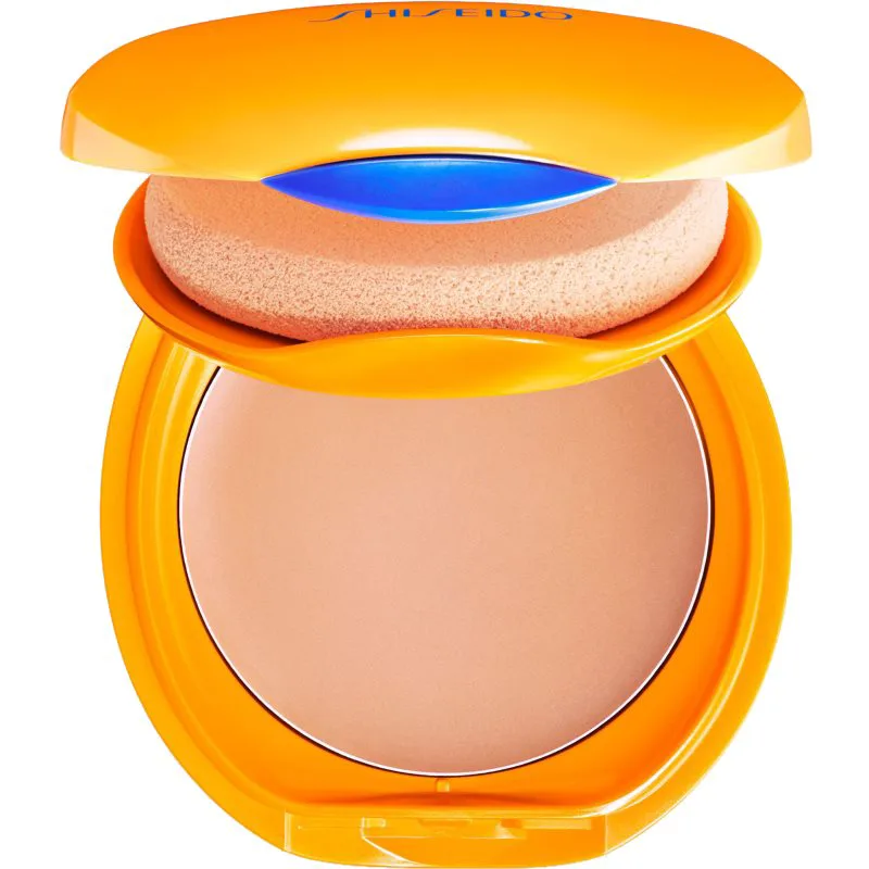 Shiseido Expert Sun Protector Tanning Compact Foundation SPF10 αδιάβροχη συμπαγής πούδρα ανταλλακτικό επαναπληρώσιμο απόχρωση Natural 12 γρ