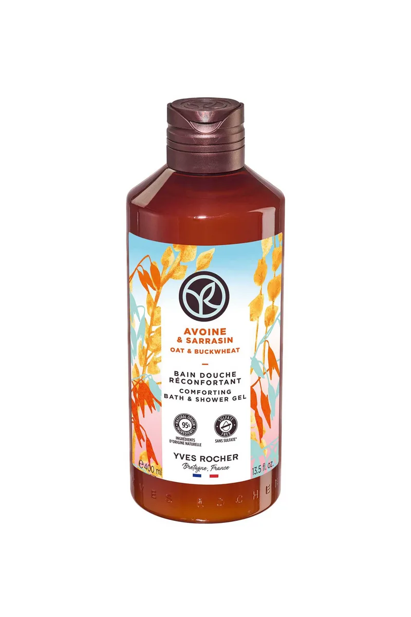 Yves Rocher Oat & Buckwheat Comforting Shower Gel - 17385