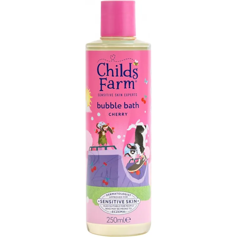 Childs Farm Cherry Bubble Bath Παιδικό Αφρόλουτρο που Δημιουργεί Πλούσιο Αφρό με Άρωμα Κεράσι 250ml