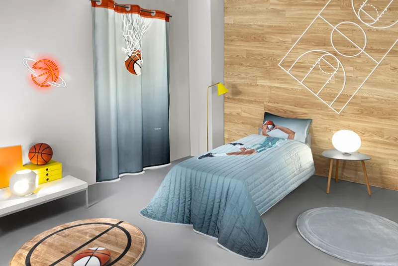 Κουβερλί Μονό (Σετ) 160X230 Saint Clair Hoop Suede (160x230)