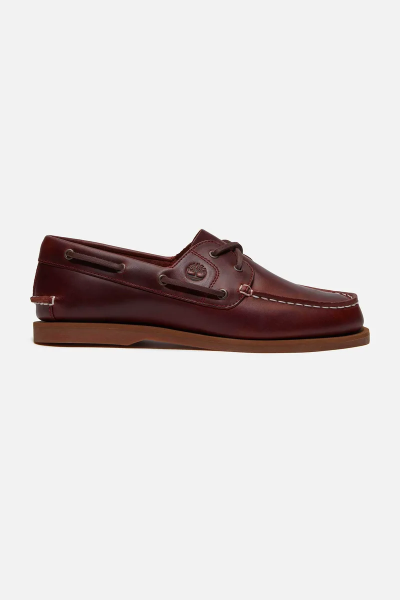 Timberland γυναικεία δερμάτινα boat shoes "Classic" - TB0A2Q9XEIW1 Μπορντό