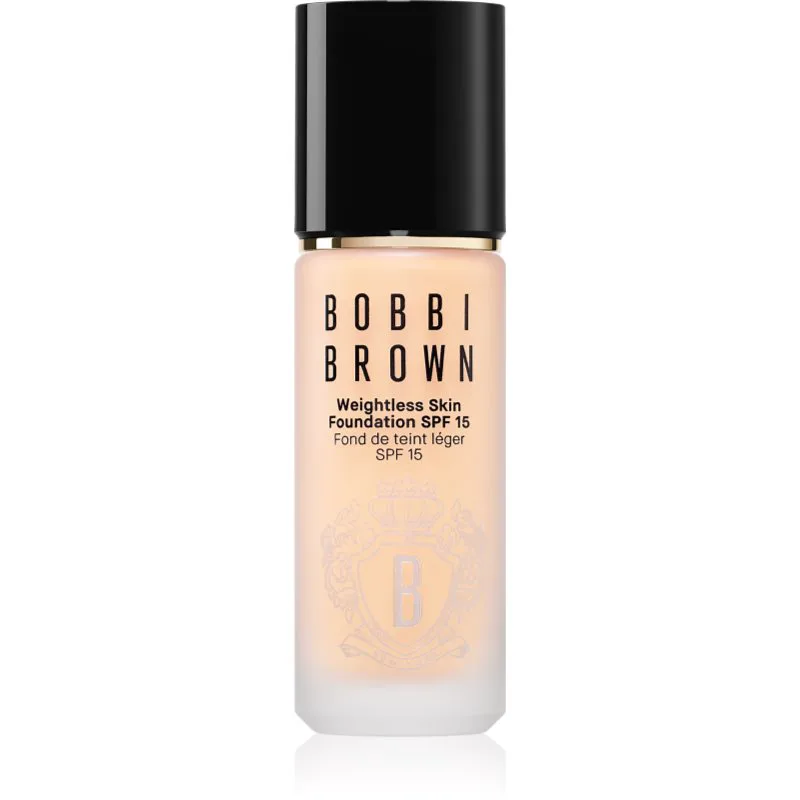 Bobbi Brown Weightless Skin Foundation SPF 15 μακράς διαρκείας μεικ απ με ενυδατικό αποτέλεσμα απόχρωση Neutral Porcelain 30 ml