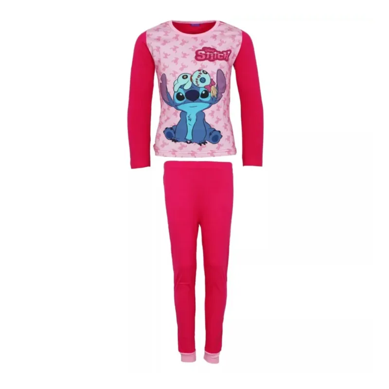 ©DISNEY ΠΑΙΔΙΚΟ ΣΕΤ ΠΙΤΖΑΜΑ LILO AND STITCH 1890 - φούξια ΦΟΥΞΙΑ