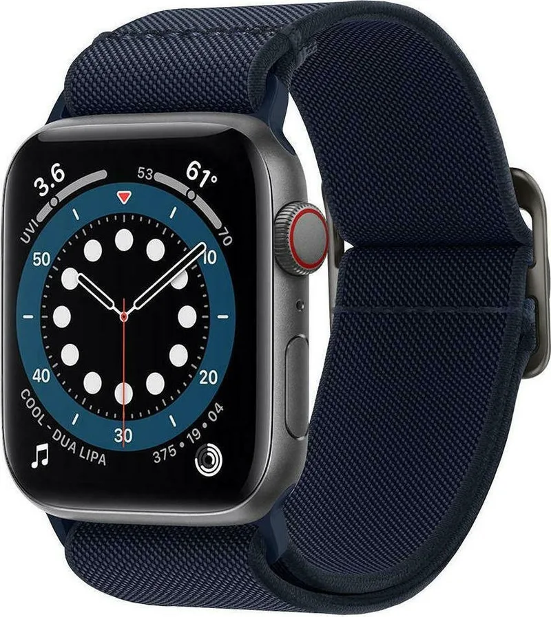 Spigen Lite Fit Υφασμάτινο Λουράκι Apple Watch Ultra/SE/11/10/9/8/7/6/5/4 (49/46/45/44mm) - Navy (AMP02287)
