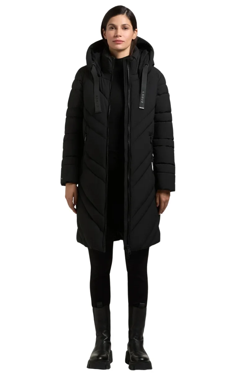 KHUJO Γυναικείο Μπουφάν TABY - Μαύρο-1039CO253-BLACK