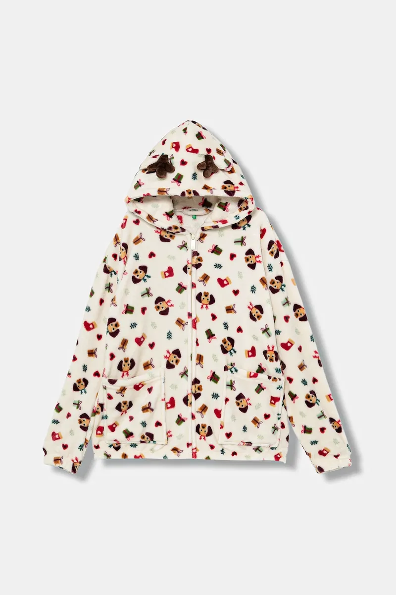 Βρεφική μπλούζα fleece United Colors of Benetton