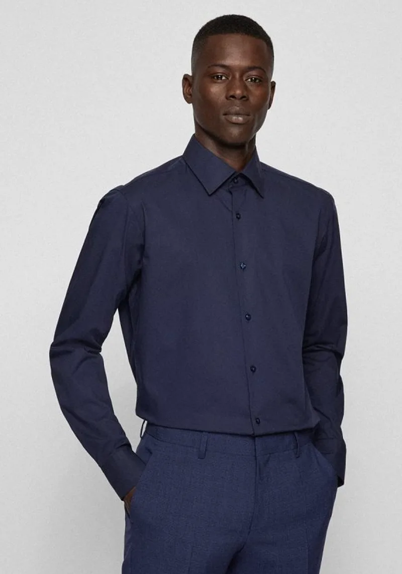 BOSS Πουκάμισο H JOE 214 - 50473265 404 Dark Blue