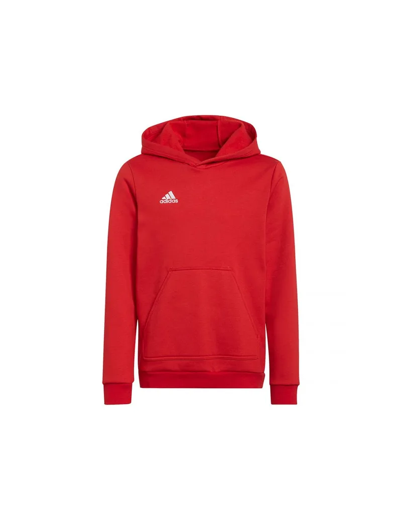 Adidas Παιδικό Φούτερ με Κουκούλα και Τσέπες Κόκκινο H57566