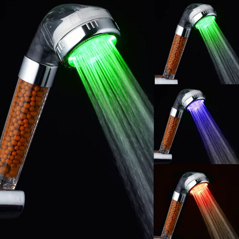 τηλέφωνο ντους health spa με φωτισμό led & φίλτρο αρνητικών ιόντων