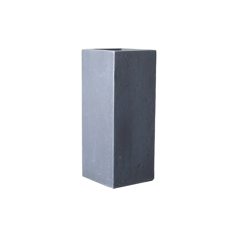 Supergreens Γλάστρα Πήλινη "Solid" Γκρι S 20x20x50 εκ.