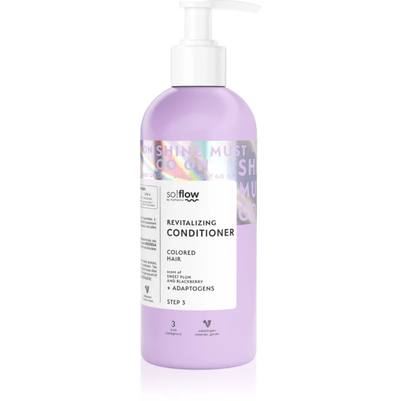 so!flow Coloured Hair Revitalizing Conditioner αναζωογονητικό μαλακτικό για βαμμένα μαλλιά 400 ml
