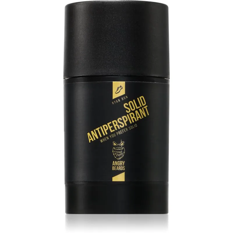 Angry Beards Ryan Run Solid Antiperspirant στερεό αντιιδρωτικό για άντρες 50 ml
