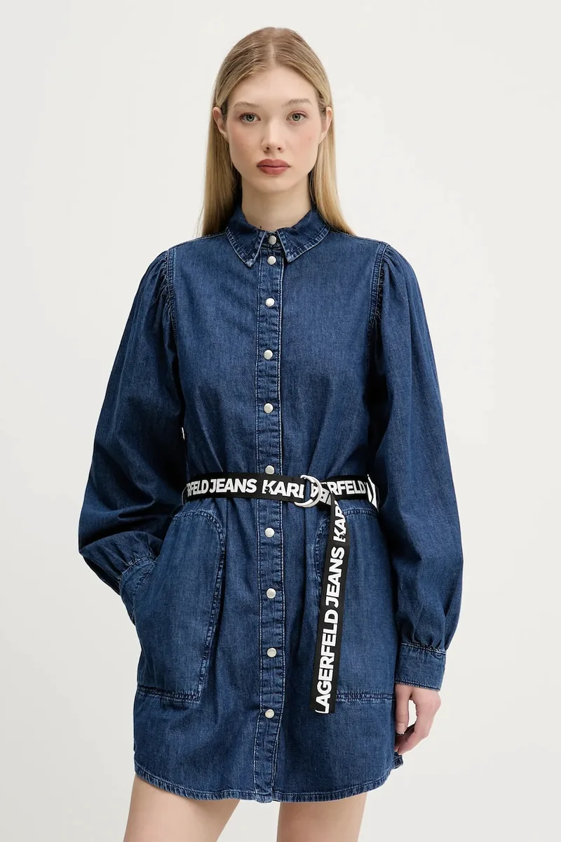Φόρεμα τζιν Karl Lagerfeld Jeans