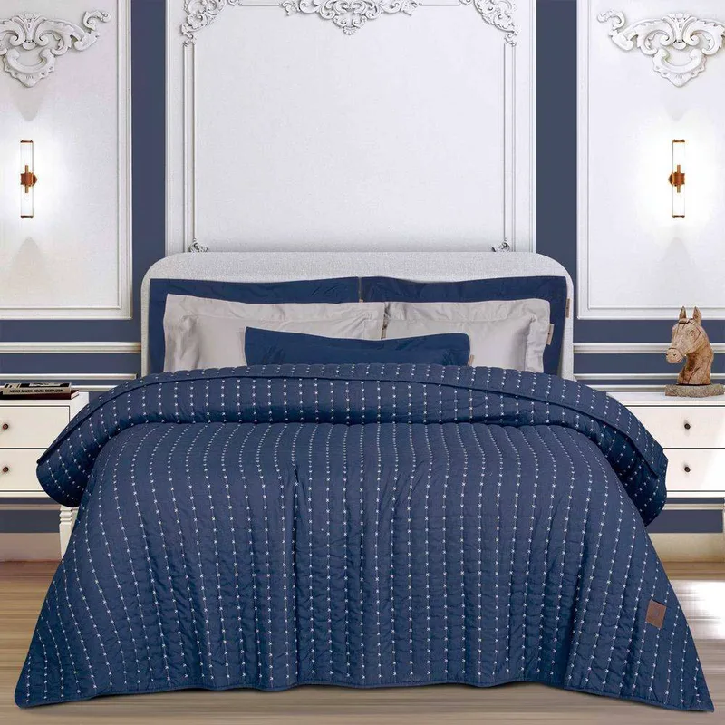 ΚΟΥΒΕΡΛΙ KING SIZE GREENWICH POLO CLUB 3492 BLUE 230Χ250CM