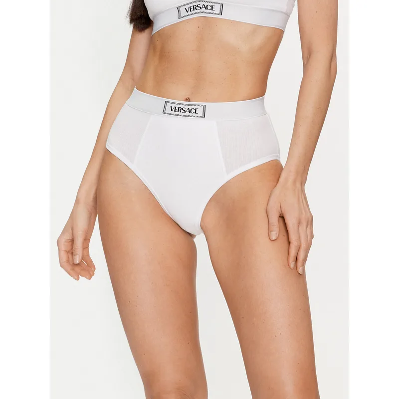 Versace Κλασικό σλιπ ψηλόμεσο 1013505 Λευκό