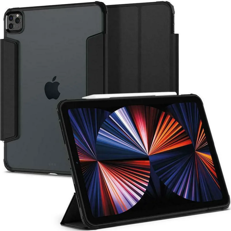 Spigen Ultra Hybrid Pro Θήκη Apple iPad Pro 11" 2022 / 2021 / 2020 / 2018 με Υποδοχή Apple Pencil - Black (ACS03655)