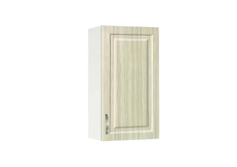 Ντουλάπι κουζίνας κρεμαστό 40εκ., No 40 MDF, Genomax - Κρεμ, Λευκό