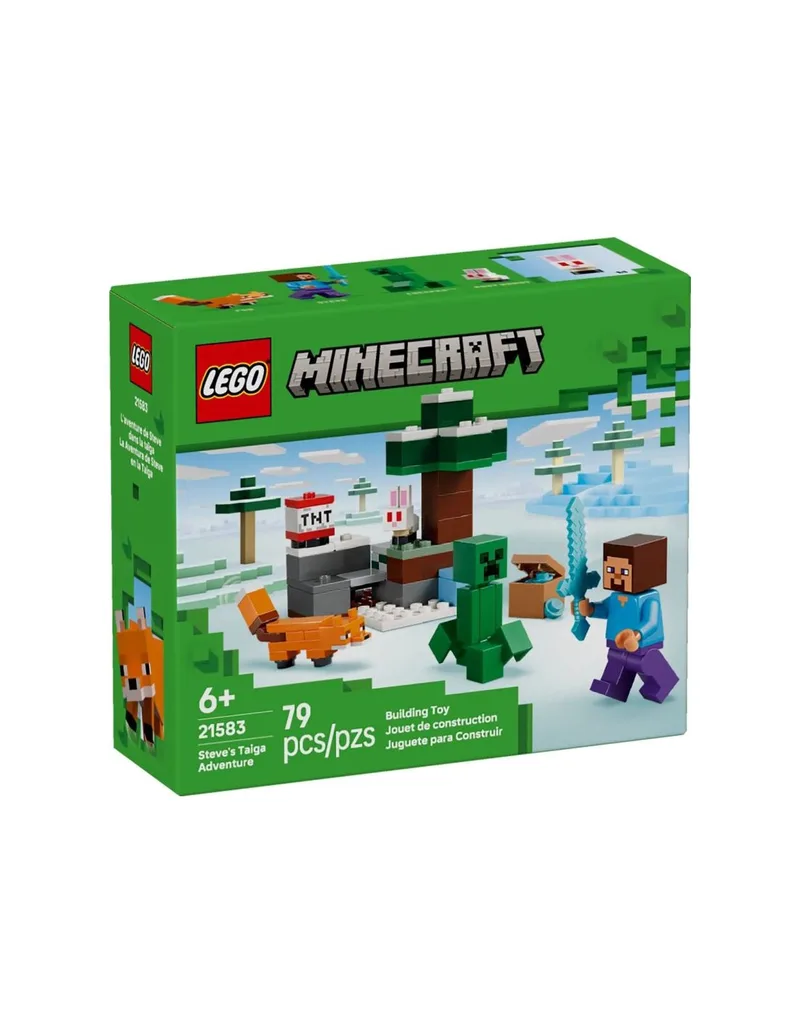 LEGO Minecraft 21583 Steve's Taiga Adventure