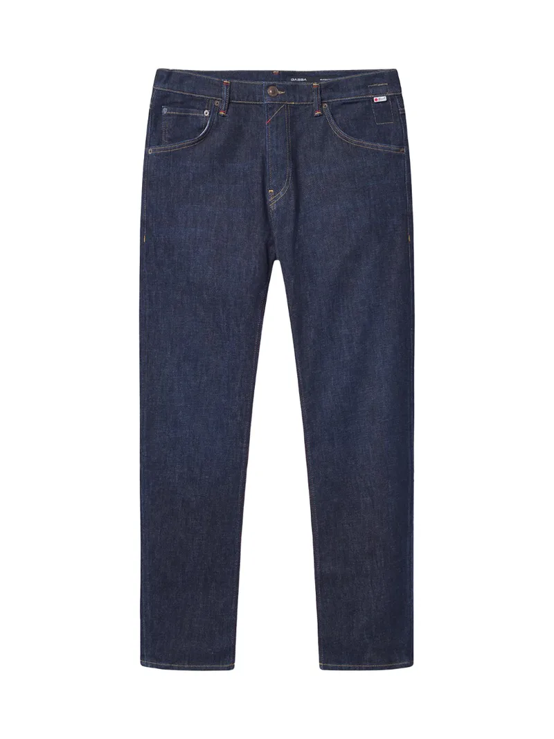 ΑΝΔΡΙΚΟ DENIM ΠΑΝΤΕΛΟΝΙ CARL ANARK SELF GABBA ΑΝΕΤΗ ΓΡΑΜΜΗ ΣΚΟΥΡΟ ΜΠΛΕ
