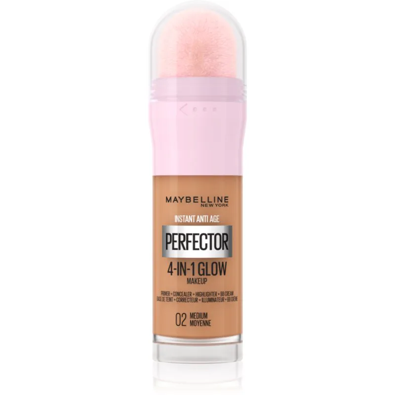 MAYBELLINE NEW YORK Instant Perfector 4-in-1 λαμπρυντικό μεικ απ για φυσική εμφάνιση απόχρωση 02 Medium 20 ml